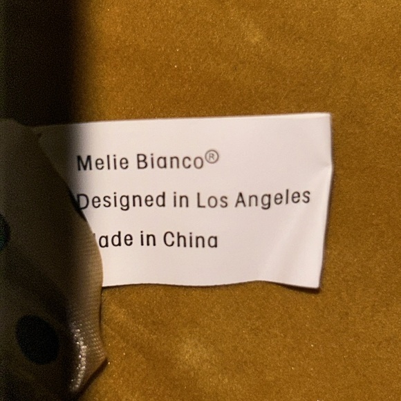 Euc melie bianco gold snake print design crossbody clutch - Picture 11 of 12